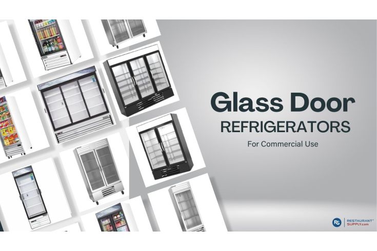 Glass Door Refrigerator for Commercial Use
