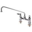 T&S Brass Deck Mount Faucets with Swing Nozzles