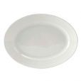 Tuxton Pacifica Embossed White China Dinnerware
