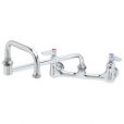 T&S Brass Wall Mount Faucets with Double Jointed Nozzles