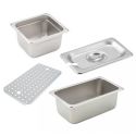 Stainless Steel Food Pans and Food Pan Accessories
