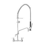 Fisher Wall Mount Pre-Rinse Faucet Assemblies