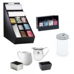 Hot Beverage Condiment Cup and Lid Dispensers Promo Products