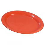 Orange Melamine Trays and Platters
