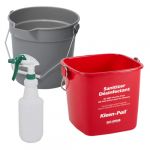 Sanitizer and Cleaning Buckets Pails and Spray Bottles Promo Products