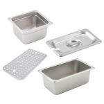 Stainless Steel Steam Table Food Pans and Accessories