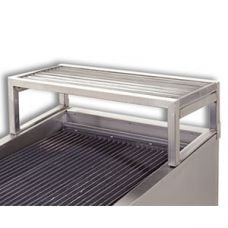 Charbroiler Add-On Overhead Front and Side Shelves
