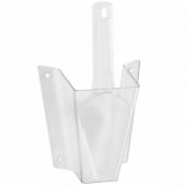 Cal-Mil 1031-6 6 oz. Wall Mount Polycarbonate Scoop Guard with Scoop