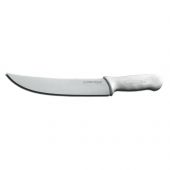 Dexter S132-12PCP 05543 Sani-Safe 12 Inch High Carbon Steel Cimeter Steak Knife With White Handle