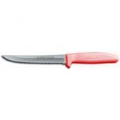 Dexter S156SCR-PCP 13303R Sani-Safe Red Handle 6 Inch Scalloped Edge Blade Utility Slicer Knife In Packaging