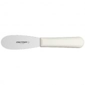 Dexter S173PCP 18193 White Handle Sani-Safe 3 1/2 Inch Stainless Steel Blade Sandwich Spreader In Packaging