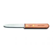 Dexter S17PCP 10010 Traditional 3 Inch High Carbon Steel Clam Knife With Beechwood Handle