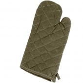 Winco OMF-15 15" Flame-Resistant Green Cotton Oven Mitt
