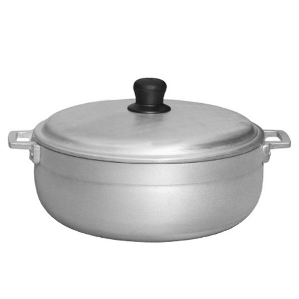 Dizi Pot with Lid & Handle - Traditional Design In Aluminum