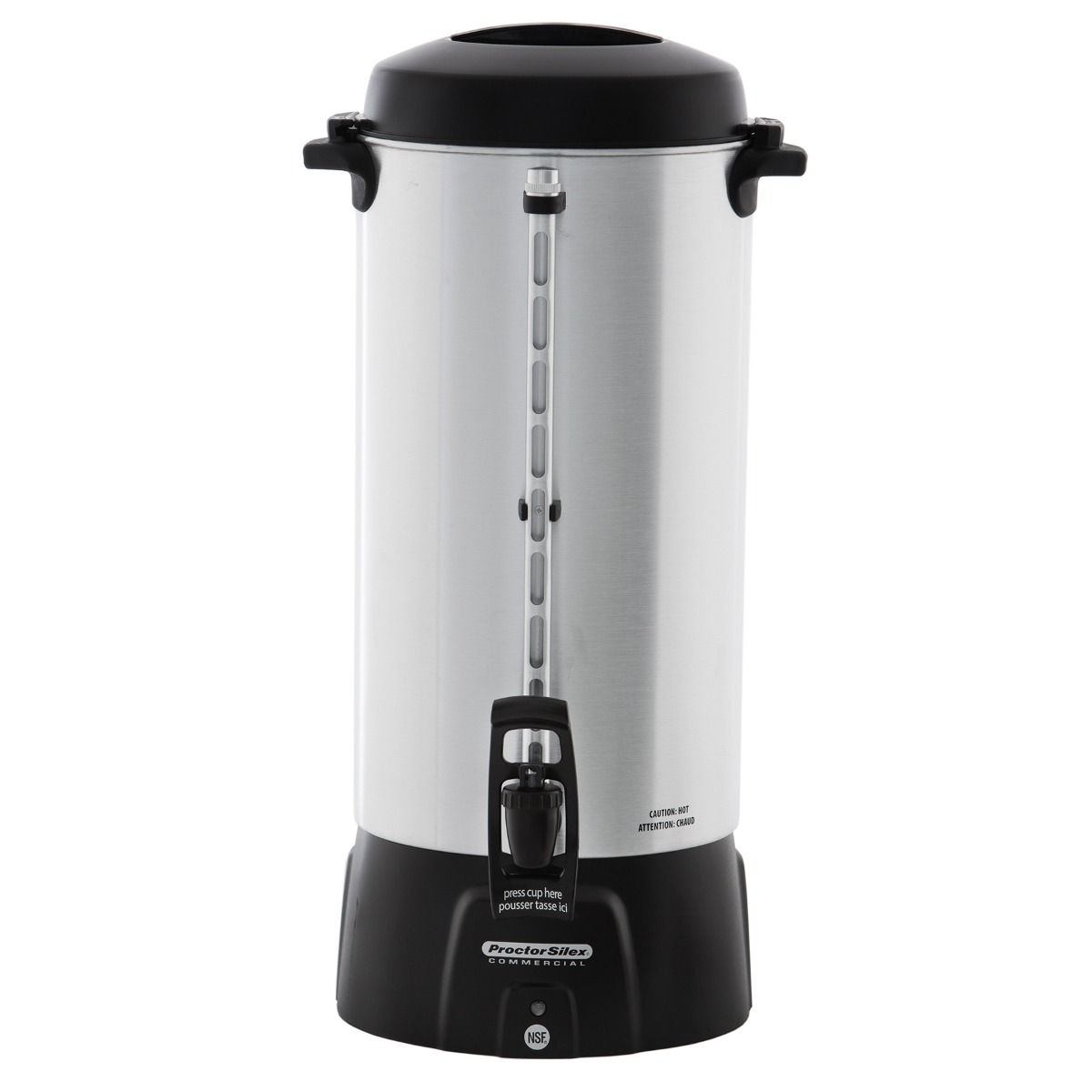 Hamilton Beach Proctor Silex Commercial 45100 100 Cup Brushed Aluminum  Coffee Urn 120V