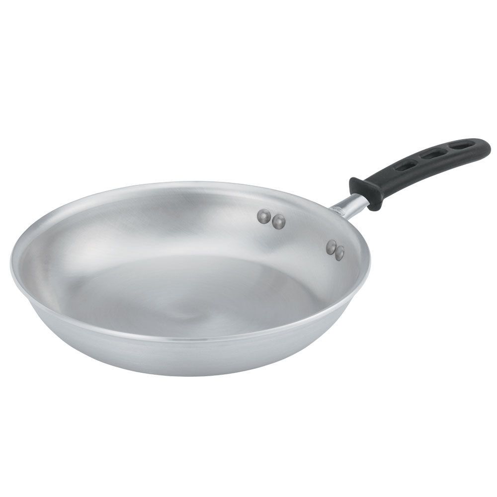 Vollrath Fry Pan, 10” - “Wearever”, Non-Sitck, Silicone Handle oven safe  450 Degrees, USA - Chef City Restaurant Supply