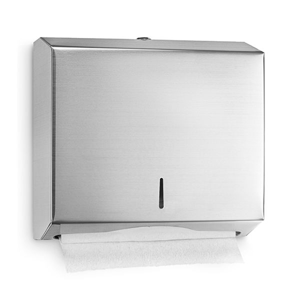 Alpine Industries Rose Gold Brushed Steel C-Fold Multifold Paper Towel Dispenser 
