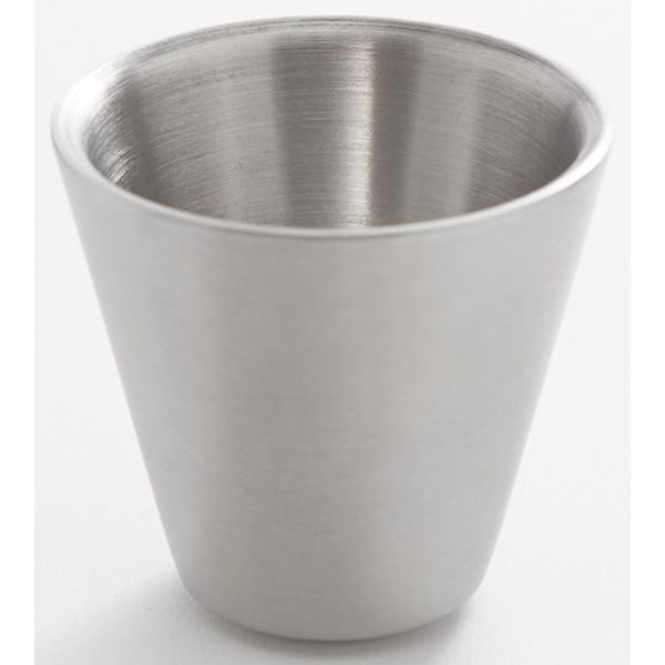 Stainless Steel Silver Half Cup Measure 6.75x2.75x1.33