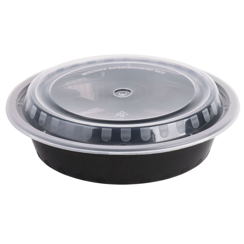 Microwave Safe Containers Round Food Bowl Salad Disposable Small