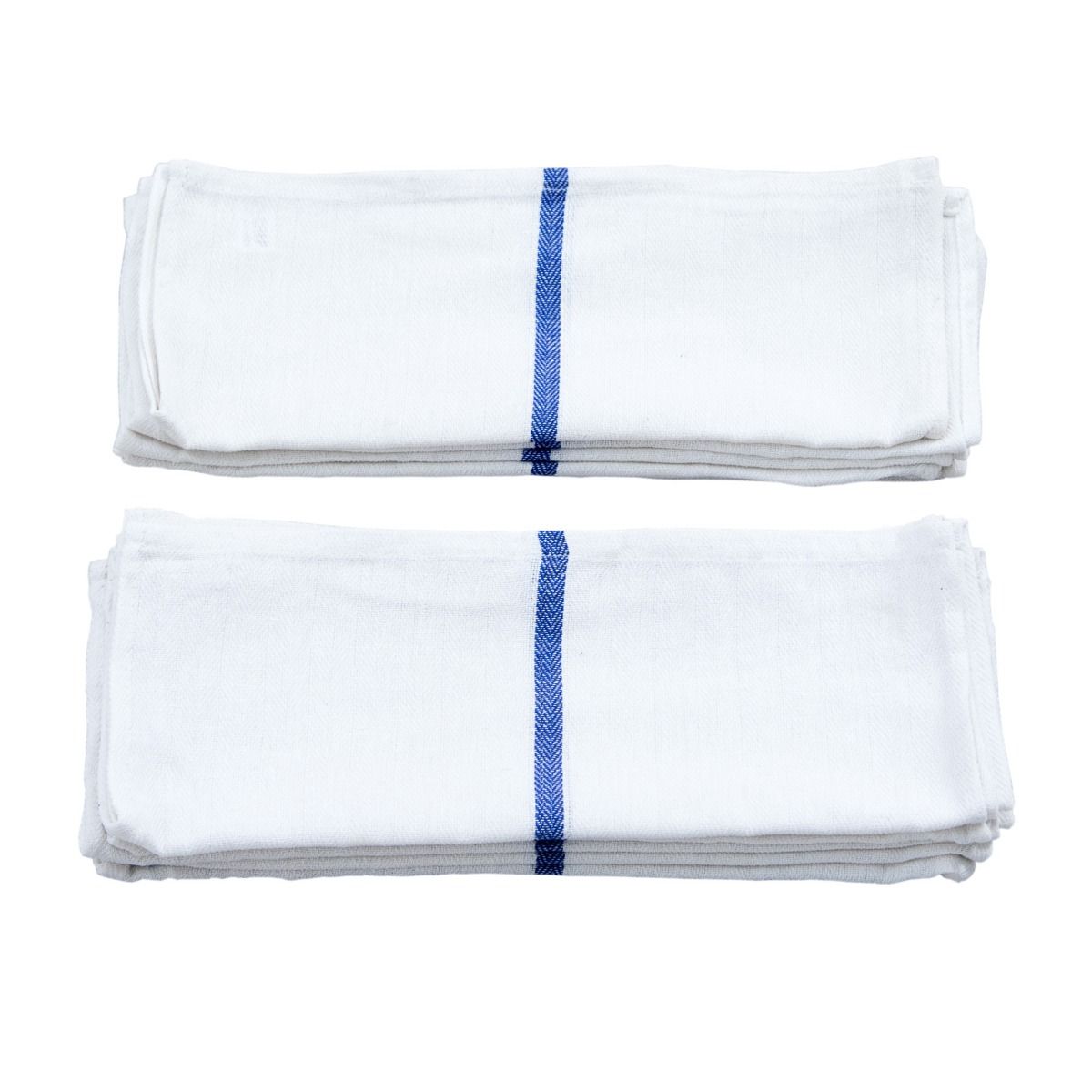 Standard 16" x 19" White Commercial Bar Towels 24onz Weight on Special Discount 