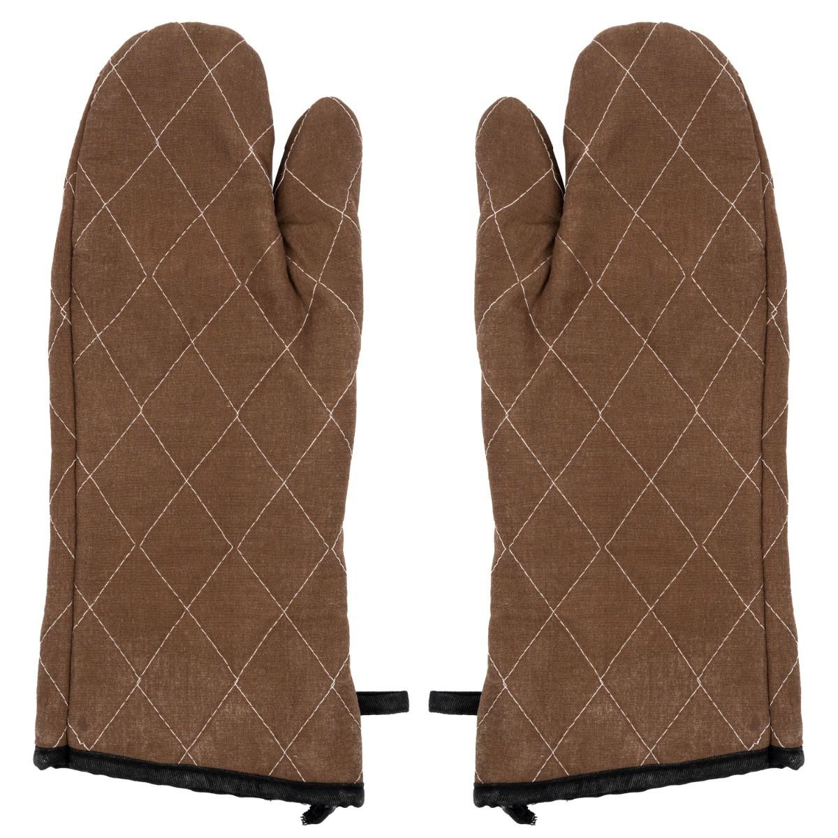 Ritz CLTTSBOM7BE Chef's Line Beige 17 Silicone Lined Terry Elbow Length Oven  Mitt With Steam Barrier