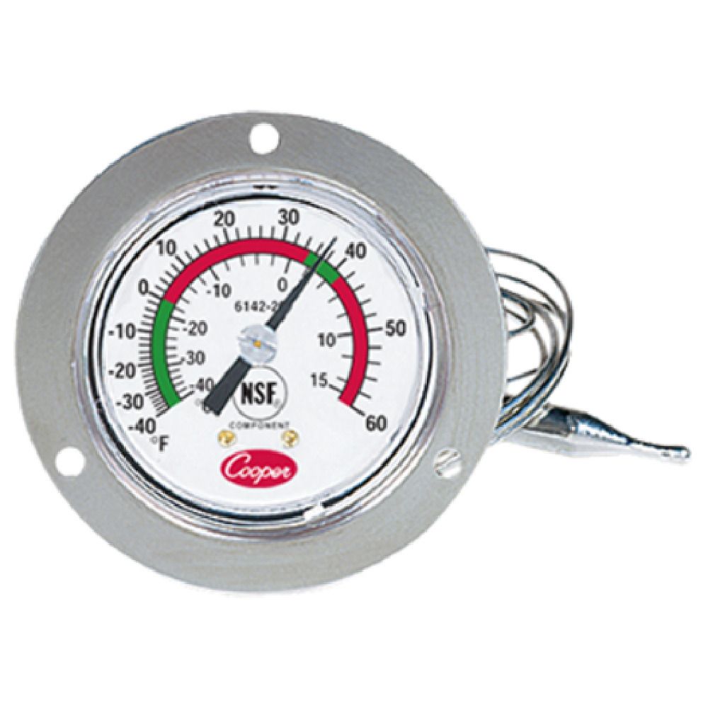 2-1/2 HVAC Remote Reading Thermometer w/ Front Flange