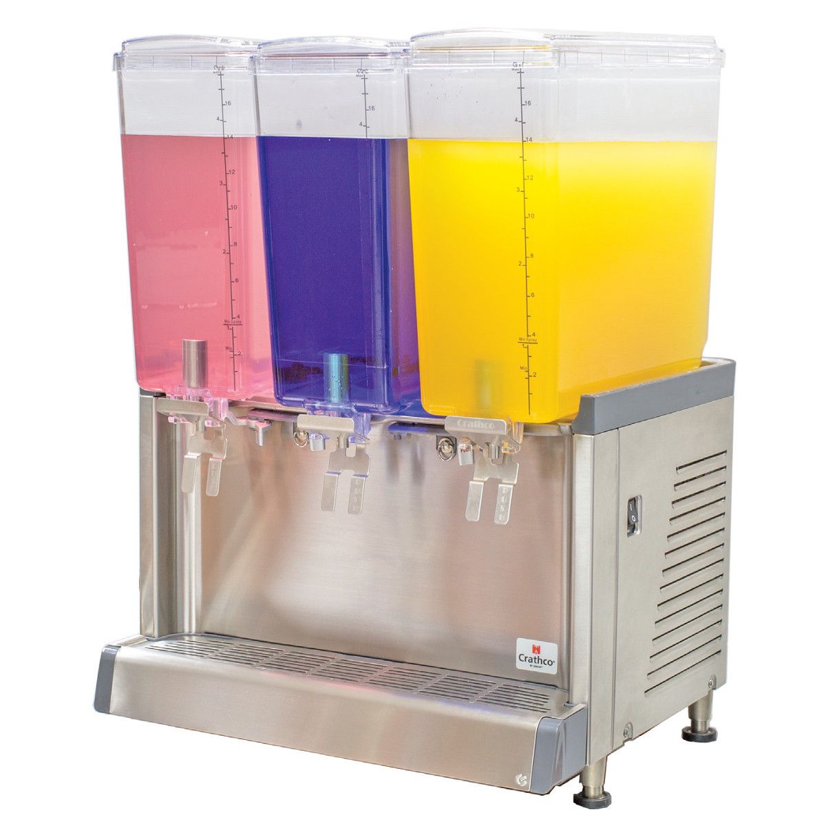 Triple Cold Beverage Dispenser with Stand