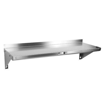 16 Width 60 Length John Boos EWS8-1660 Stainless Steel Standard Wall Shelf 