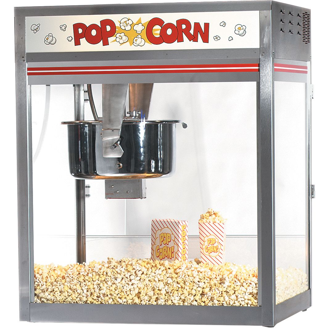 Gold Medal 2660SR 19 EZ Clean Countertop Popcorn Popper - 6 oz. Kettle  Capacity