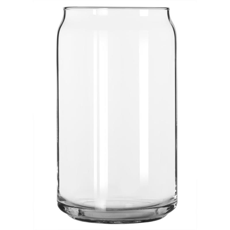 Checkered Glass Cup 16 Oz Can Glass 20 Oz Can Glass Libbey 209