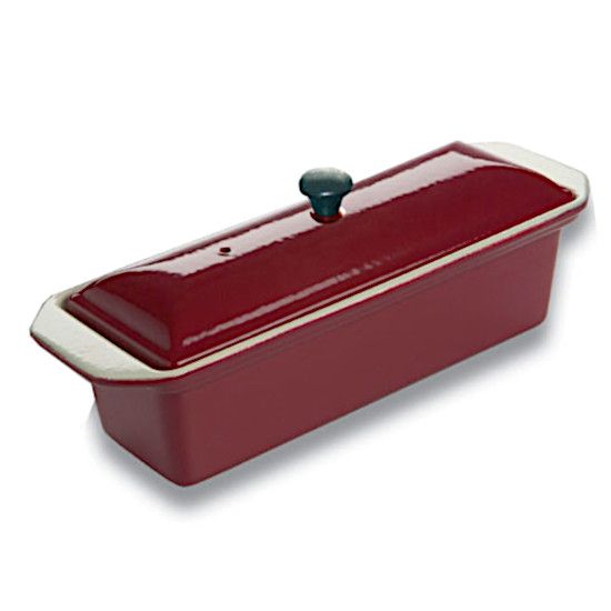 Chasseur 12-inch Red Rectangular French Enameled Cast Iron Grill Pan ( –  frenchhome