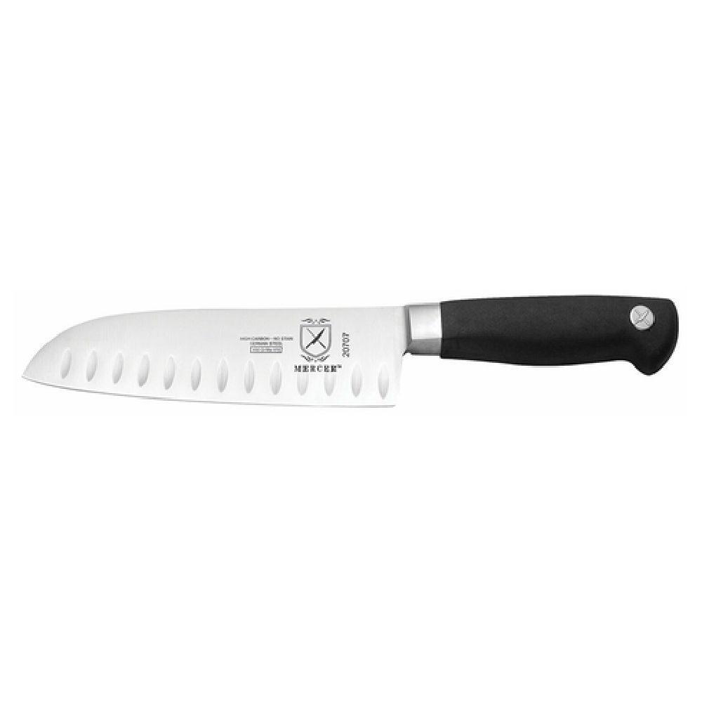 Mercer Genesis 2 Piece Knife Set with Short Bolster Forged Chef's Knife, 6  Inch + Forged Santoku Knife, 7 Inch + Signature Series™ Portable  Multi-Function Whetstone Fast Knife Sharpener 
