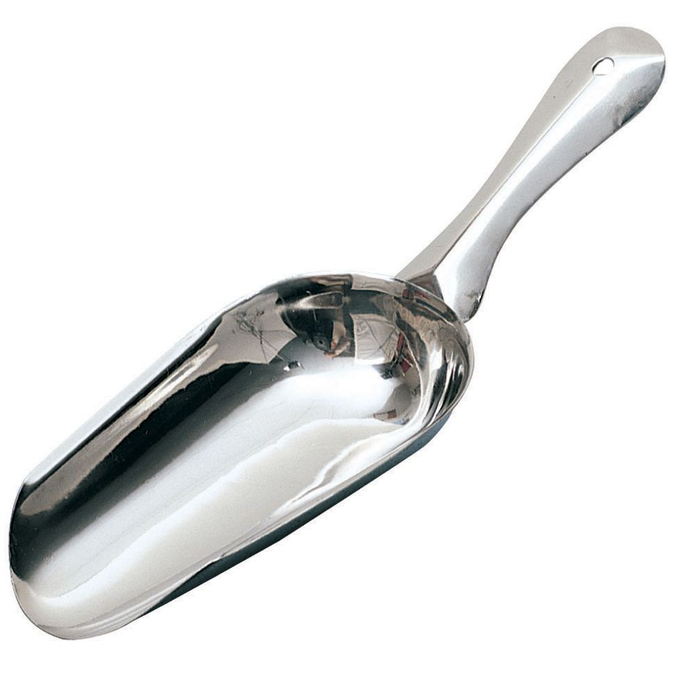 Spill-Stop 1400-0 Ice Scoop - 4-oz. - Stainless Steel