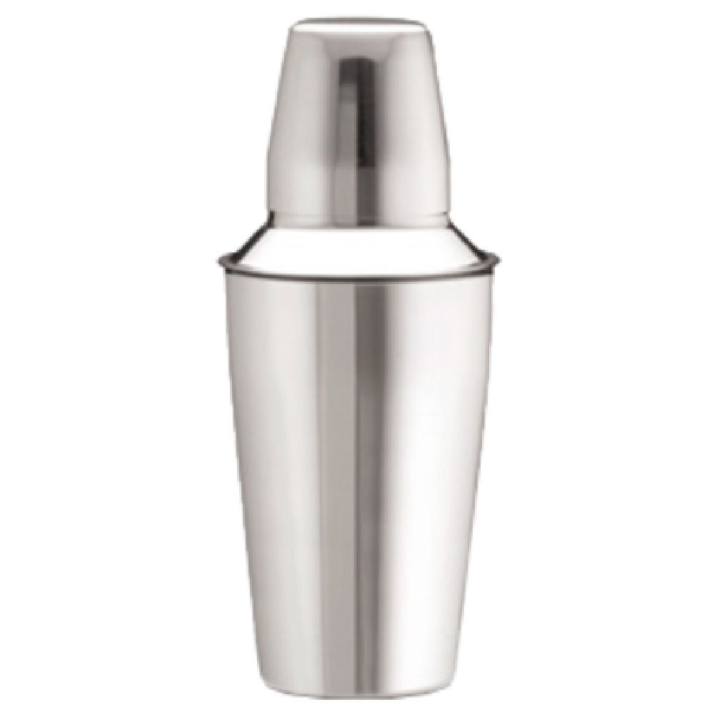 Tablecraft 375 3-Piece Stainless Steel Cocktail Shaker 8-Ounce