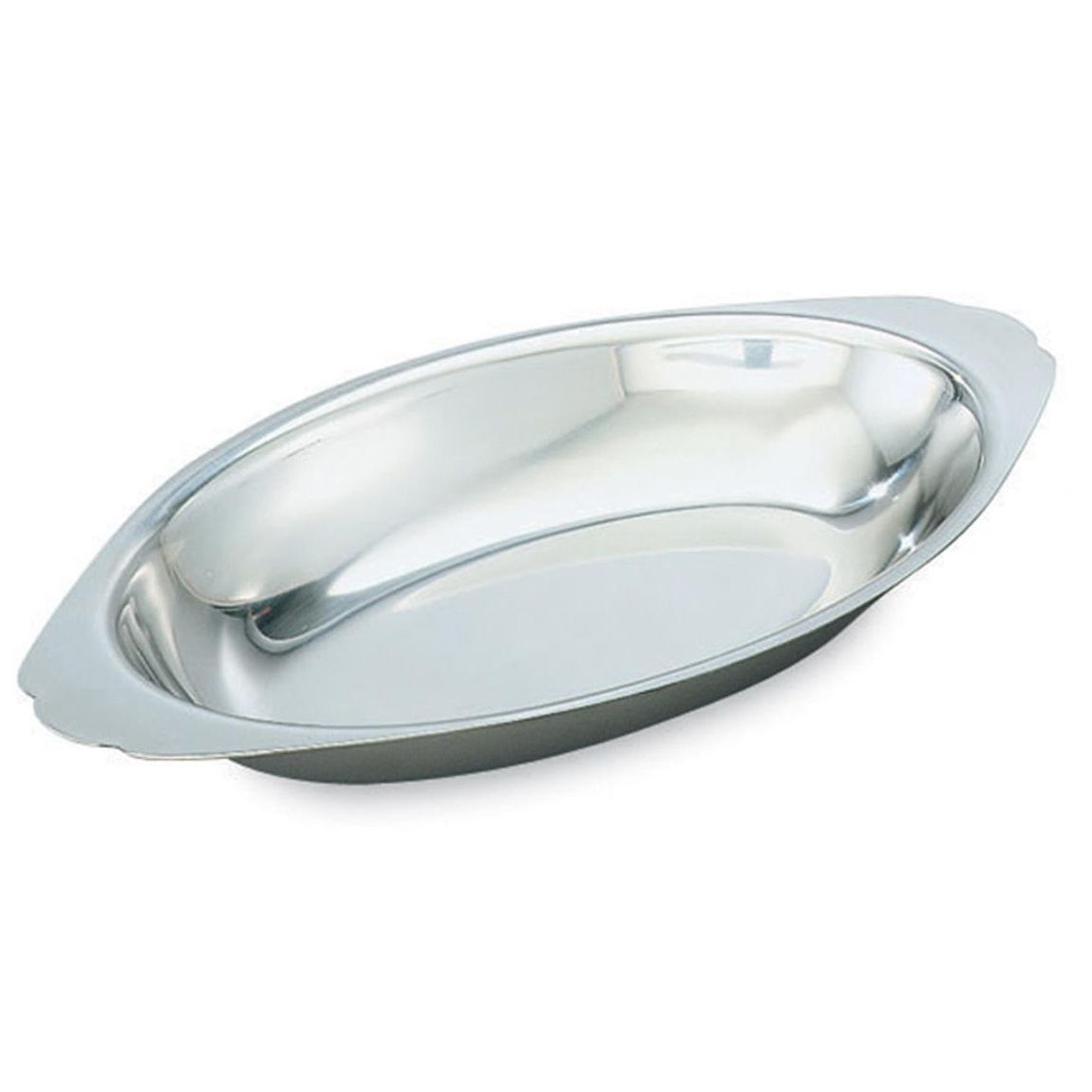 WinCo Ado-12 Stainless Steel Oval AU Gratin Dish 12-ounce for sale online 