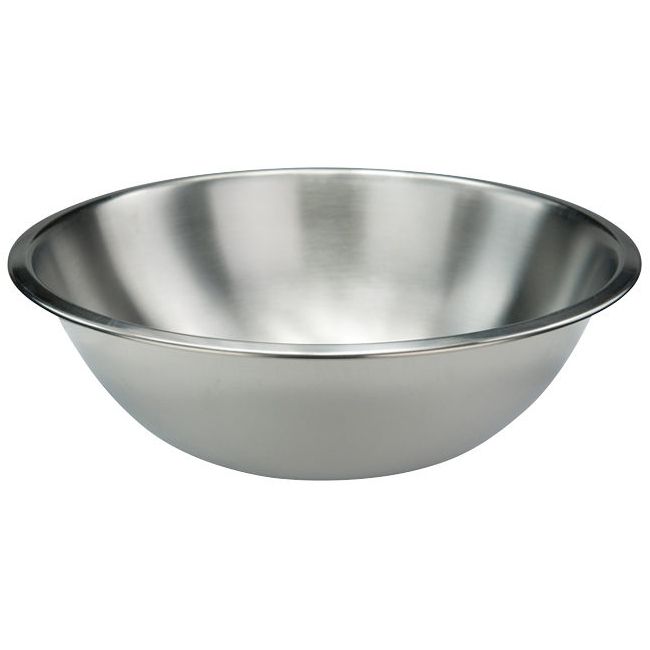 5-Quart Winco Stainless Steel Heavy Duty Mixing Bowl 11 5/8 x 3 3/8 inch 