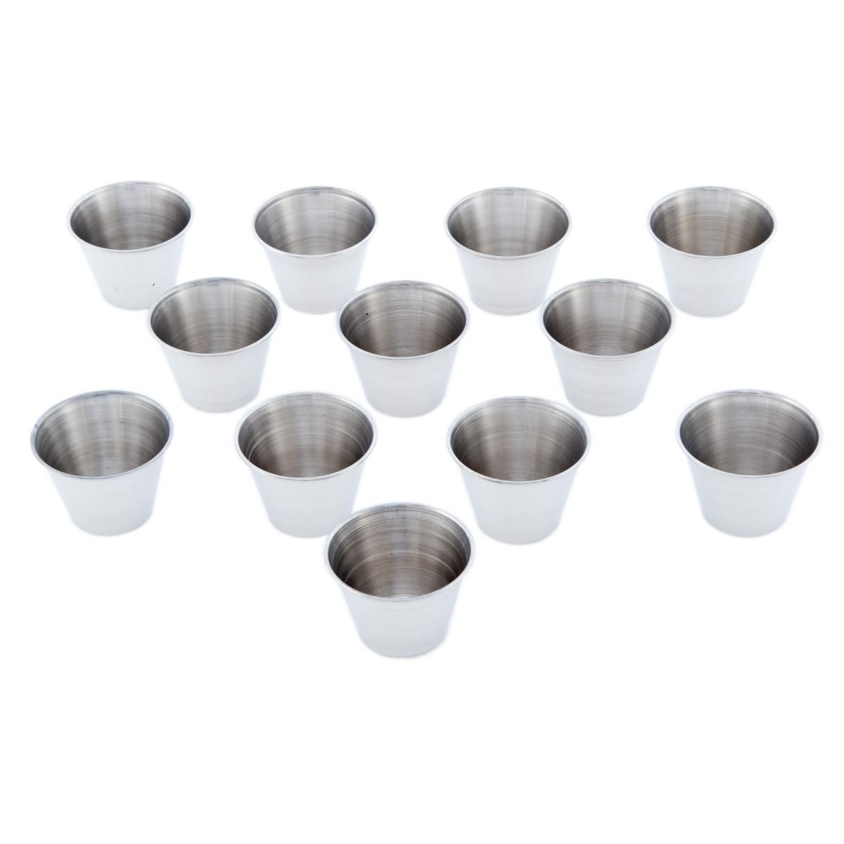 Stainless Steel Sauce Cups 2.5 oz Ramekins for Condiments Dipping