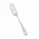 Winco 0015-054 Lafayette 7 1/2" Flatware Stainless Steel 4 Tined Dinner Fork