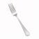 Winco 0035-11 8 1/4" Victoria Flatware Stainless Steel European Size Table Fork