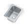 Vollrath 101-1-2 Single Compartment Stainless Steel Drop-In Sink w/ 2'' Drain