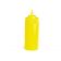 Tablecraft 11663M 16 Ounce Yellow Polyethylene WideMouth Squeeze Dispensers