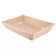 Tablecraft 1192W 18" x 12 1/4" x 3" Rectangular Natural Polypropylene Handwoven Basket
