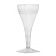 Fineline Wavetrends 1208 Clear Plastic 8 oz. Wine Glass