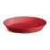 Tablecraft 137512R 12" Red Polypropylene Round Diner Platter / Fast Food Basket