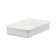 Cambro 14CW148 4" Deep White Polycarbonate Full Size Camwear Food Pan - 13.7 Quart Capacity 