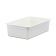 Cambro 16CW148 6" Deep White Polycarbonate Full Size Camwear Food Pan - 20.6 Quart Capacity 