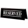Tablecraft 2060A Plastic Reserved Imprinted Table Tent