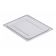 Cambro 20CWC135 1/2 Size Clear Polycarbonate Camwear Food Pan Flat Lid 