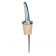 Spill Stop 285-00 Chrome Tapered Pourer with Natural Cork