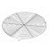 Matfer 312501 Chromed Steel 7-3/4” Round Cooling Rack With Feet